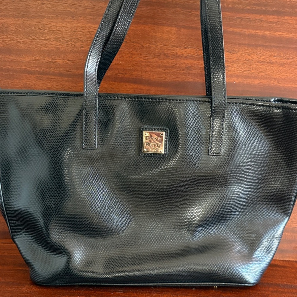 Dooney & Bourke Textured Black Tote
